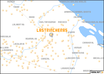 map of Las Trincheras