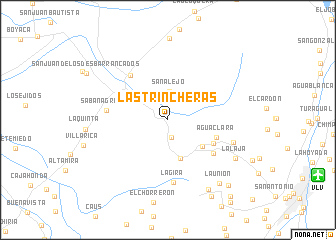 map of Las Trincheras