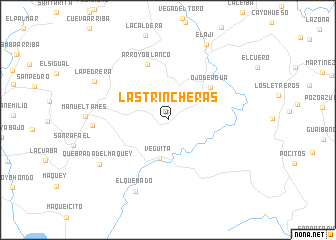 map of Las Trincheras