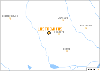 map of Las Trojitas