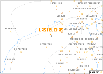 map of Las Truchas