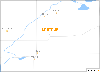 map of Lastrup