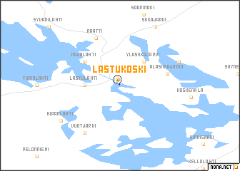map of Lastukoski