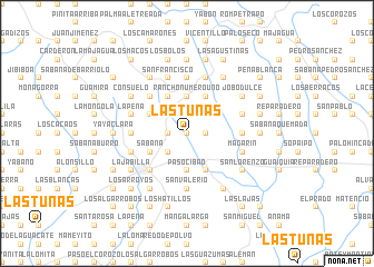 map of Las Tunas