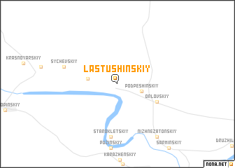 map of Lastushinskiy