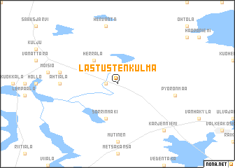 map of Lastustenkulma