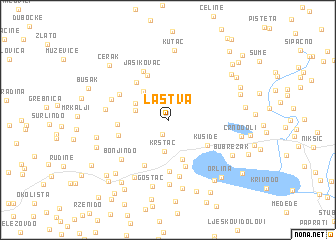 map of Lastva