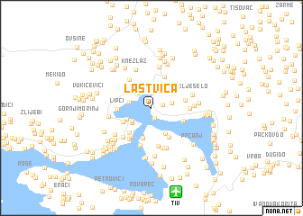 map of Lastvica