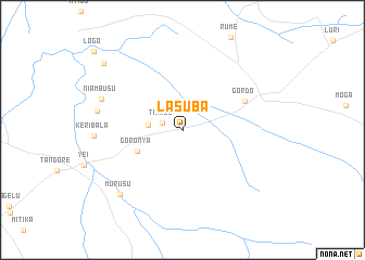 map of Lasuba