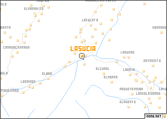 map of La Sucia