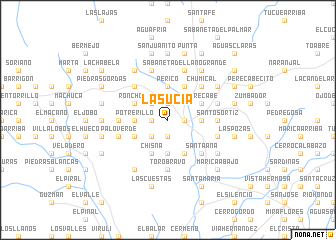 map of La Sucia