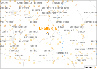 map of La Suerte