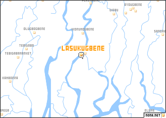 map of Lasukugbene