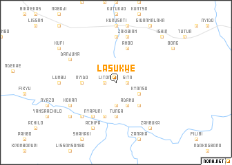 map of Lasukwe