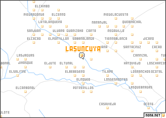 map of La Suncuya