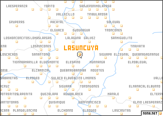 map of La Suncuya