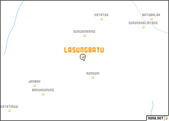 map of Lasungbatu