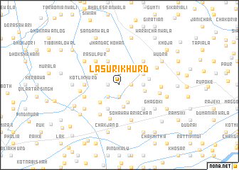 map of Lasūri Khurd