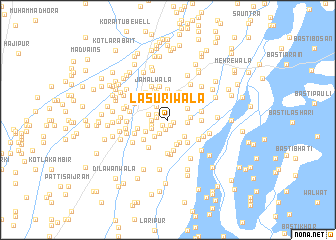 map of Lasuriwāla