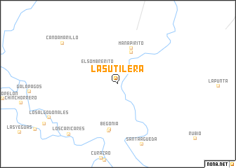 map of La Sutilera