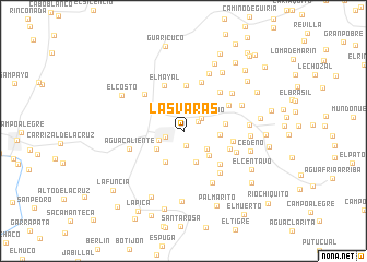 map of Las Varas