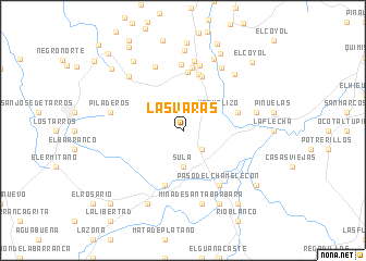 map of Las Varas