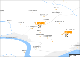 map of Las\