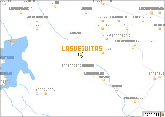 map of Las Veguitas