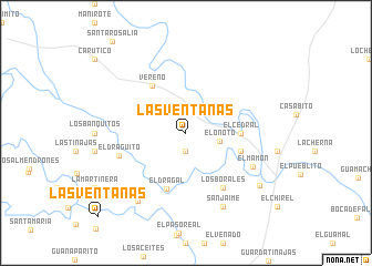 map of Las Ventanas