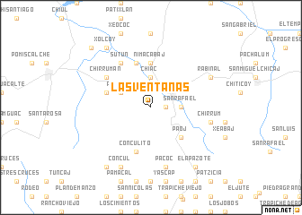 map of Las Ventanas