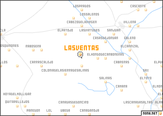 map of Las Ventas