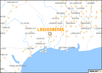 map of Las Verbenas