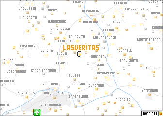 map of Las Veritas