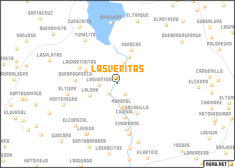 map of Las Veritas