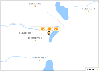 map of Las Víboras