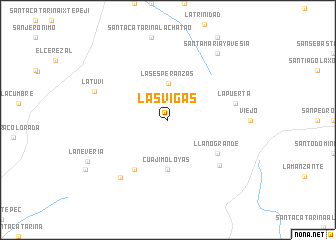 map of Las Vigas