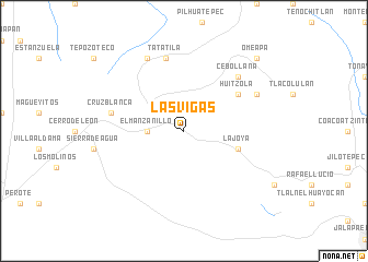 map of Las Vigas