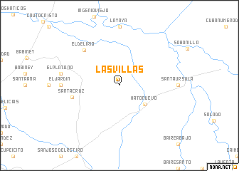 map of Las Villas