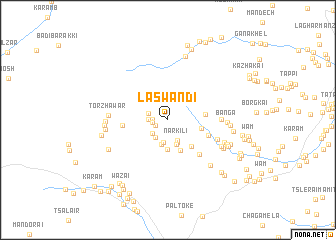 map of Laswandi