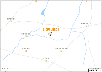 map of Laswāri