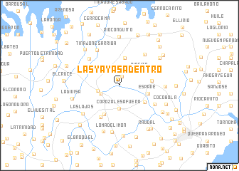 map of Las Yayas Adentro