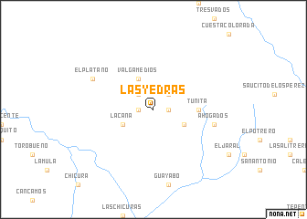 map of Las Yedras