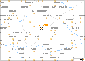 map of Laszki