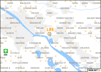 map of Las