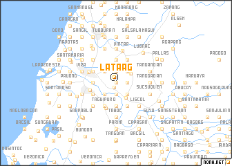 map of Lataag