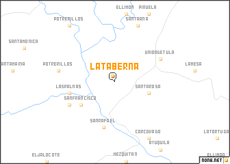 map of La Taberna