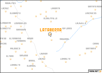 map of La Taberna