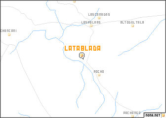 map of La Tablada