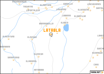 map of La Tabla