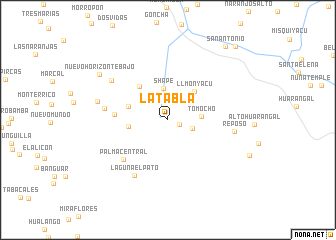 map of La Tabla